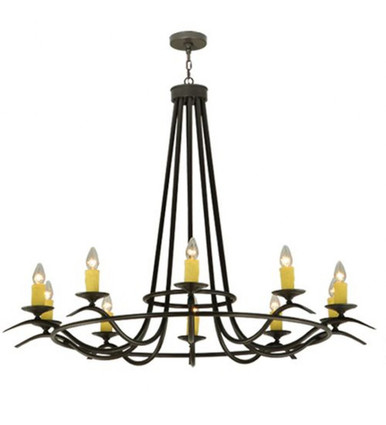 Octavia 10 Light Chandelier 50 x 58 Inches Wide by Meyda Tiffany - 137894