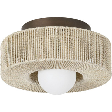 Coleman 1 Light 14 Inch Wide Flush Mount by Troy - C1104-BRL