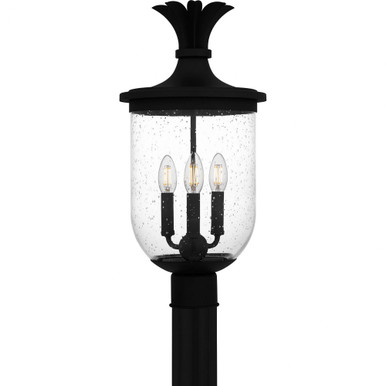 Havana 3 Light Outdoor Post Lantern 20.75 x 10 In by Quoizel  - HVN9010EK