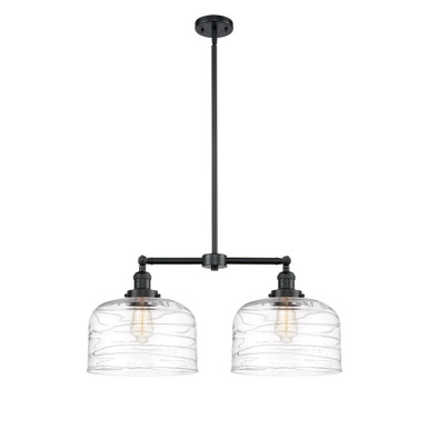 Bell 2 Light Stem Adjustable Large Island 10 X 21 Inch Wide by Innovations - 209-G7-L
