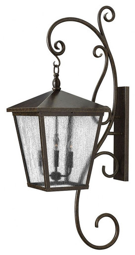 Trellis 4 Light Outdoor Candle Style Wall Lantern 52 Inch Tall by Hinkley - 1439