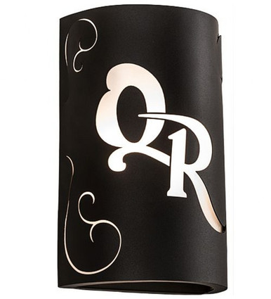 Personalized QR Monogram 2 Light Wall Sconce 15 x 10 Inch by Meyda Tiffany - 190883