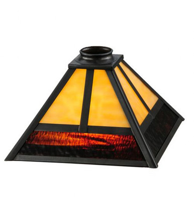 T Mission Square Glass Shade by Meyda Tiffany 32626 - 32626