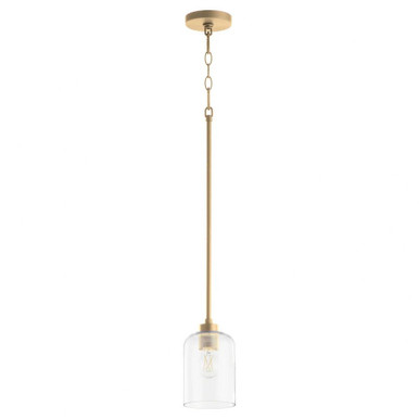 Tribute 1 Light Mini Pendant by Quorum - 3374