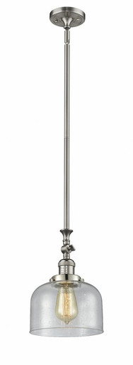 Bell 1 Light Adjustable Mini Pendant 11.63 X 7.75 Inch Wide by Innovations - 206-SN-G74