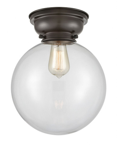Beacon 1 Light Flush Mount 12.75 Inch Tall and 10 Inch Wide by Innovations - 623-1F-OB-G202-10