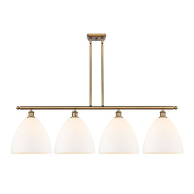 Bristol 100W 4 LED Stem hung Glass Island 13.5X50.25 Inch by Innovations - 516-4I-GBD-12-LED