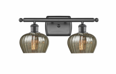 Fenton 2 Light Bath Vanity 8.5 Inch Tall and 16.5 Inch Wide by Innovations - 516-2W-OB-G96