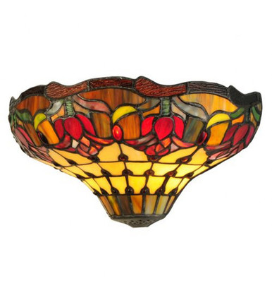Colonial Tulip 2 Light Wall Sconce by Meyda Tiffany - 141667