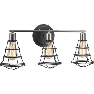 Gauge 3 Light Vanity Light by Progress - P300030-143