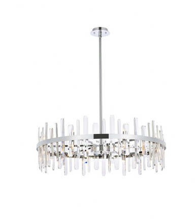 Serena 16 Light Oversized Round Chandelier by Elegant - 2200D36