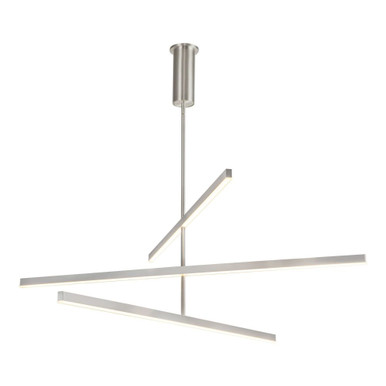 Vega Light Geometric Linear Chandelier by Kuzco CH10356-WH - CH10356