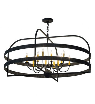 Aldari 12 Light Chandelier 33.5 x 48 Inches Wide by Meyda Tiffany - 181457