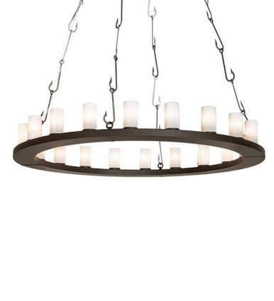 Loxley Angler 100W 20 LED Chandelier 18 x 60 Inches Wide by Meyda Tiffany - 240760