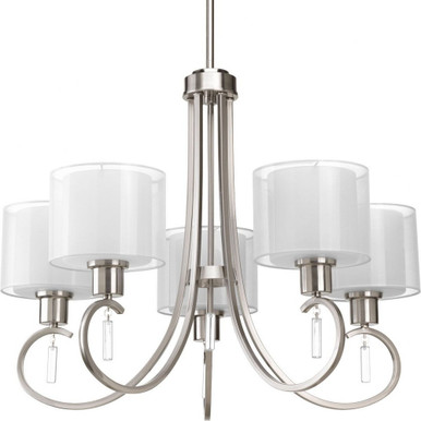 Invite 5 Light Medium Chandelier by Progress - P4696