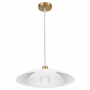 Pima 1 Light Pendant 5.25 Inch Tall and 17.75 Inch Wide by Dainolite - PIM-171P
