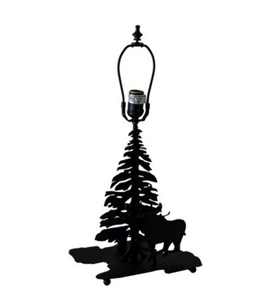 Moose Through the Trees 1 Light Table Lamp Base by Meyda Tiffany - 20496