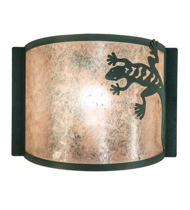 Gecko 1 Light Wall Sconce 9.5 x 12 Inch by Meyda Tiffany - 234794