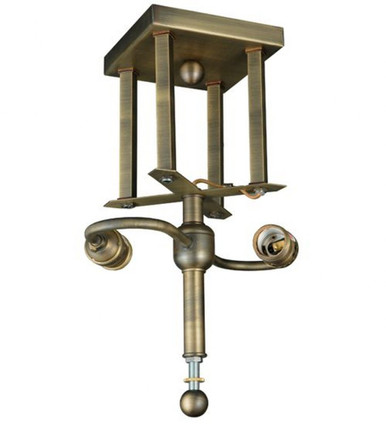 Mission 2 Light Flush Mount 14 x 9 In by Meyda Tiffany - 137569