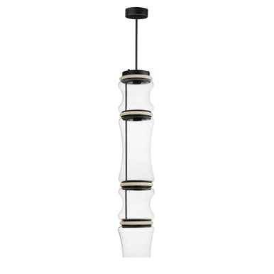 Syndicate 36W 4 LED Light Small Pendant by ET2 - E21384-18BK