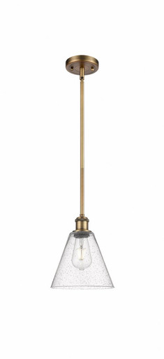 Berkshire Glass 1 Light Mini Pendant 10 Inch and 8 Inch Wide by Innovations - 516-1S-BB-GBC-84