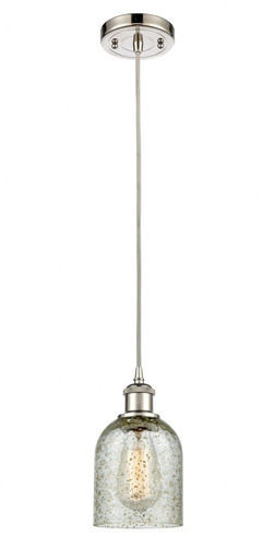 Caledonia 1 Light Cord Hung Mini Pendant 9 and 5 Inch Wide by Innovations - 516-1P-PN-G259