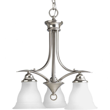 Trinity 3 Light Small Chandelier by Progress - P4324
