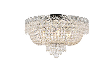 Century 6 Light 18 Inch Wide Flush Mount by Elegant - V1900F18