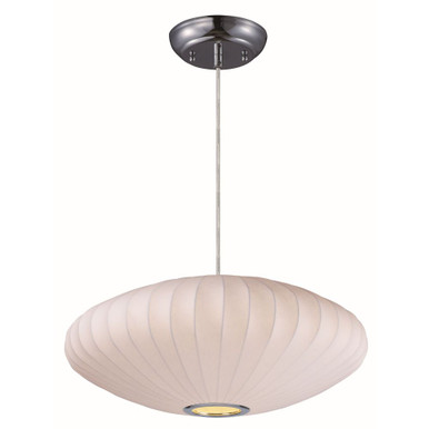 Cocoon 1 Light Large Pendant by Maxim - 12190WTPC
