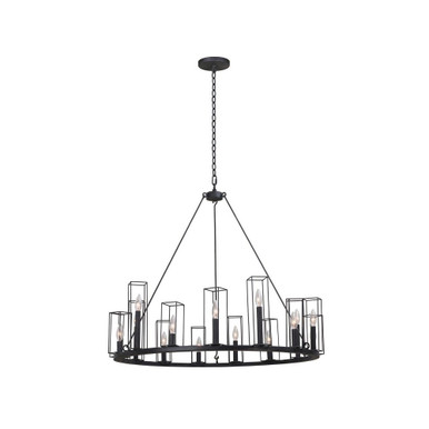 Allston 15 Light Oversized Chandelier by Kalco - 507771BI