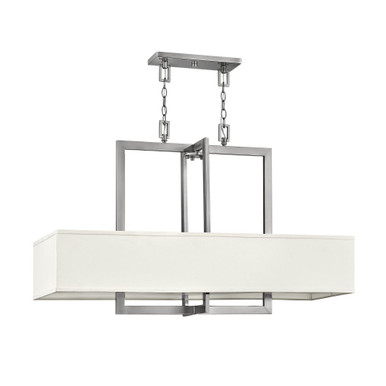 Hampton 4 Light Oversized Linear Chandelier by Hinkley - 3218