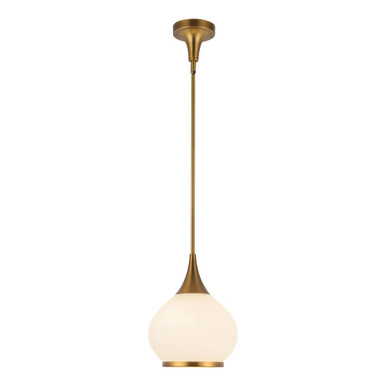 Hazel 1 Light Small Pendant 12.75 Inch Tall by Alora - PD524110