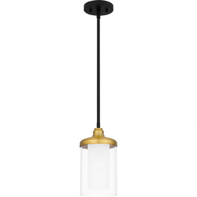 Rowland 1 Light Mini Pendant by Quoizel - ROW1506MBK