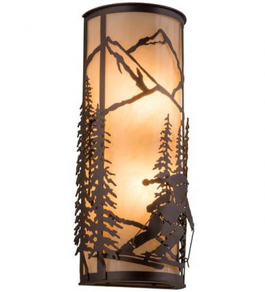Alpine 2 Light Right Wall Sconce 18 x 8 Inches by Meyda Tiffany - 151915