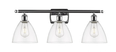 Bristol Glass 3 Light Industrial Vanity Light by Innovations - 516-3W-PC-GBD-752