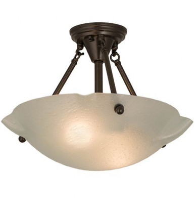 Atelier Raindrop 2 Light Semi Flush Mount 12 x 16.5 Inches by Meyda Tiffany - 182310