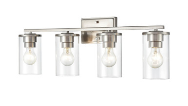 Verlana 4 Light Bath Vanity 9.88 Inch Tall X 27.63 Inch Wide by Millennium - 2704-BN