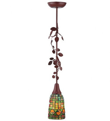 Tiffany Acorn 1 Light Mini Pendant 30 x 5 Inches by Meyda Tiffany - 109960