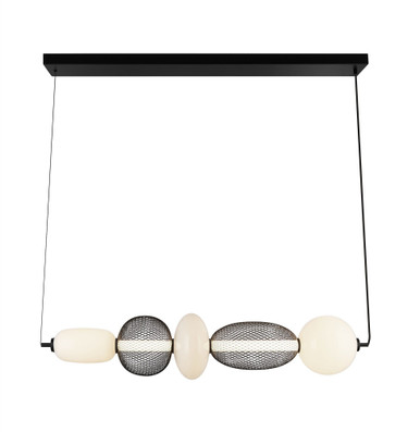 Ace 32W 1 LED Island 9.1 Inch Tall and 43.9 Inch Wide by Artcraft - AC7462BK