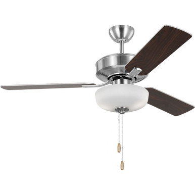 Linden 3 Blade Ceiling Fan with Light Kit 48 Inch Wide by Generation - 3LD4817