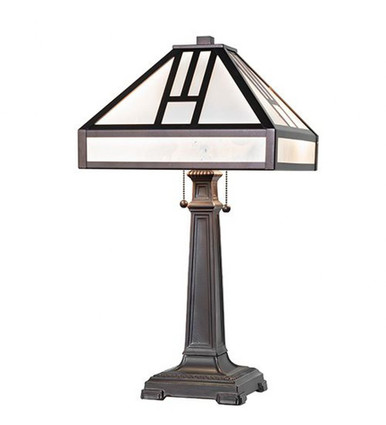 Mission 2 Light Table Lamp 24 Inch H and 18 Inch W by Meyda Tiffany 270909 - 270909