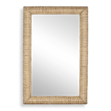 Twisted Seagrass Large Mirror 58 Inch Tall and 38 Inch Wide by uttermost - 08251