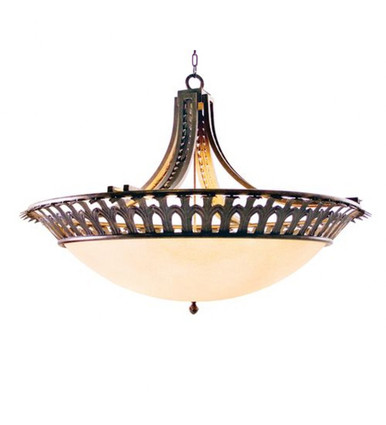 Hampton 6 Light Inverted Pendant 36 x 48 Inches by Meyda Tiffany - 120169