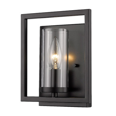 Marco 1 Light Candle Style Wall Sconce by Golden - 6068-1W