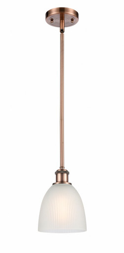Castile 1 Light Mini Pendant 9 Inch Tall and 6 Inch Wide by Innovations - 516-1S-AC-G381