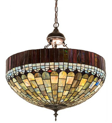 Tiffany Candice 3 Light Large Pendant 26 Inch Tall by Meyda Tiffany - 196245