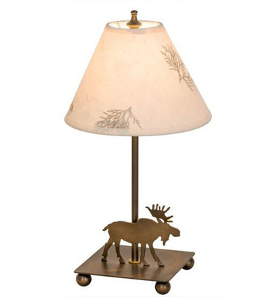 Lone Moose  1 Light Accent Lamp 15 Inch H and 8 Inch W by Meyda Tiffany - 38855
