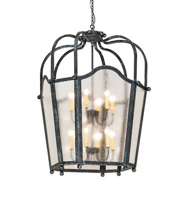 Citadel 12 Light Pendant 50 Inches Tall and 34 Inches Wide by Meyda Tiffany - 264549