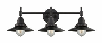 Caden 3 Light Industrial Vanity Light by Innovations - 447-3W-BK-M6-BK
