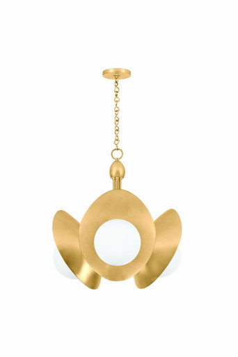 Olson 3 Light Medium Chandelier by Troy - F3024-VGL